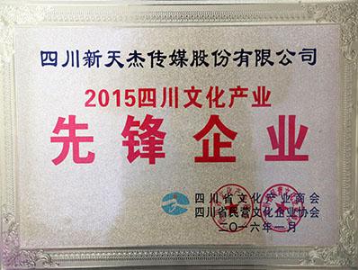 2015年四川文化产业先锋企业
